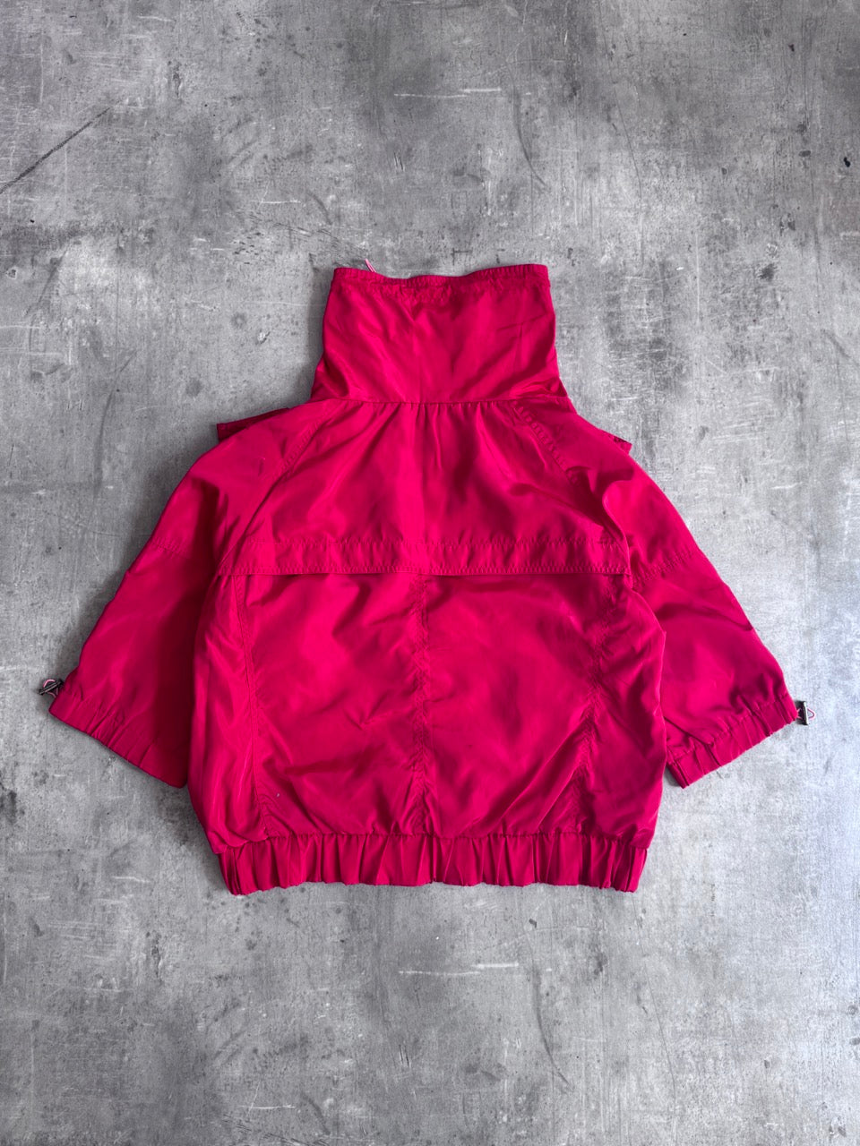Burberry Red Nylon Technical Jacket