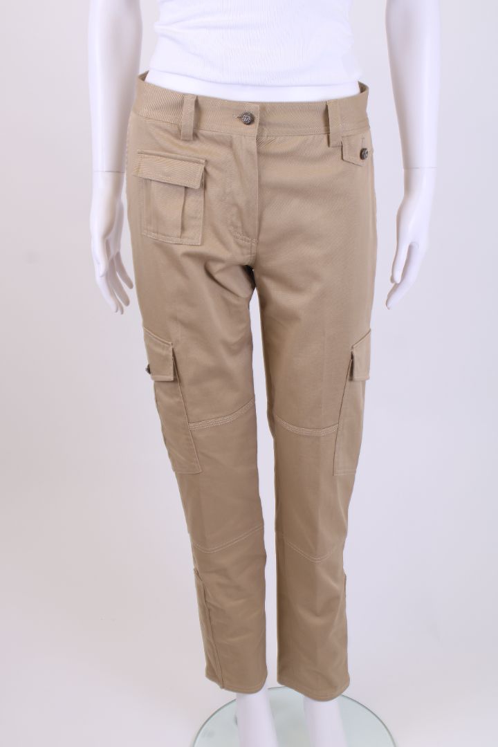 Dolce & Gabbana Cargo Pocket Trousers Beige S | O/S, Beige