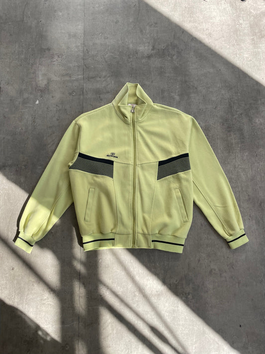 Balenciaga Paris Waffle Track Jacket (HT963). FA: 276 | Small, Lime Green