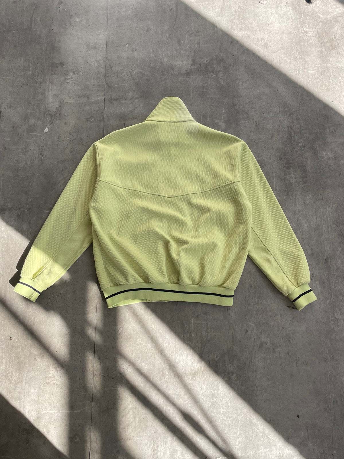 Balenciaga Paris Waffle Track Jacket (HT963). FA: 276 | Small, Lime Green