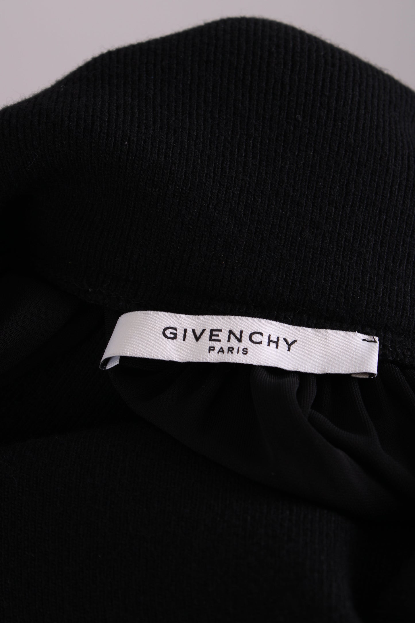 Givenchy Knit/ Pleated Skirt Black 14 | O/S, Black