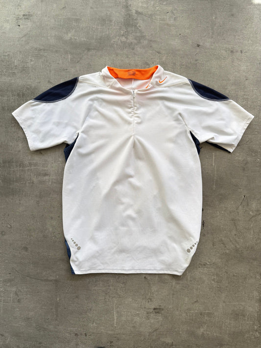 2005 Nike Sphere Tony Spackman Orange Swoosh Top | Medium, Multicoloured