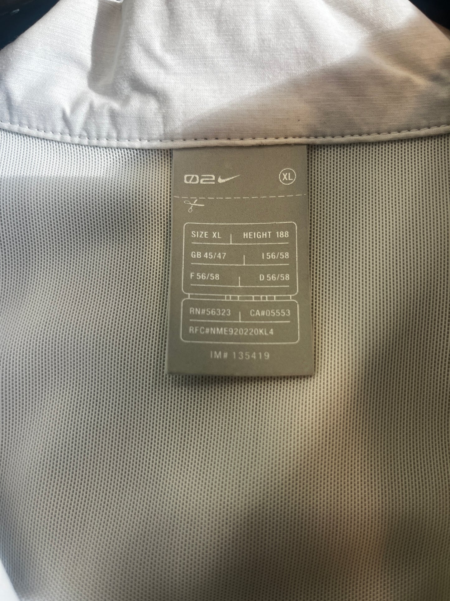 First Grade Shirt, Nike CODE 02 by Tony Spackman 2003