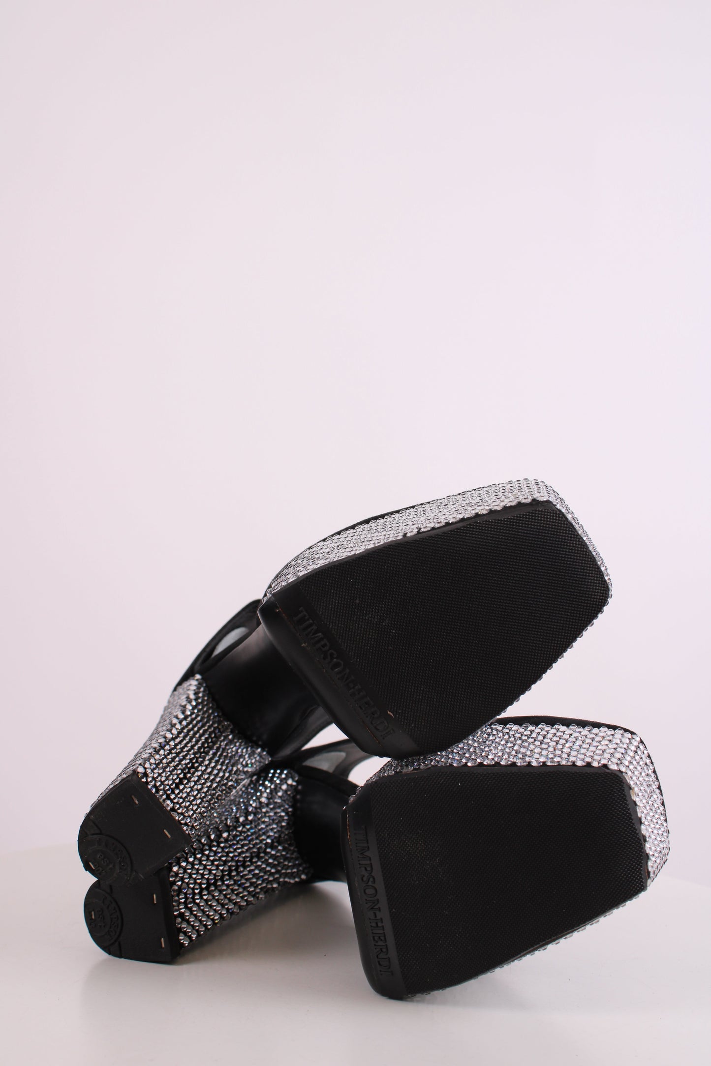 Giuseppe Zanotti Bebe Crystal Embellished Heels Black 39 | O/S, Black