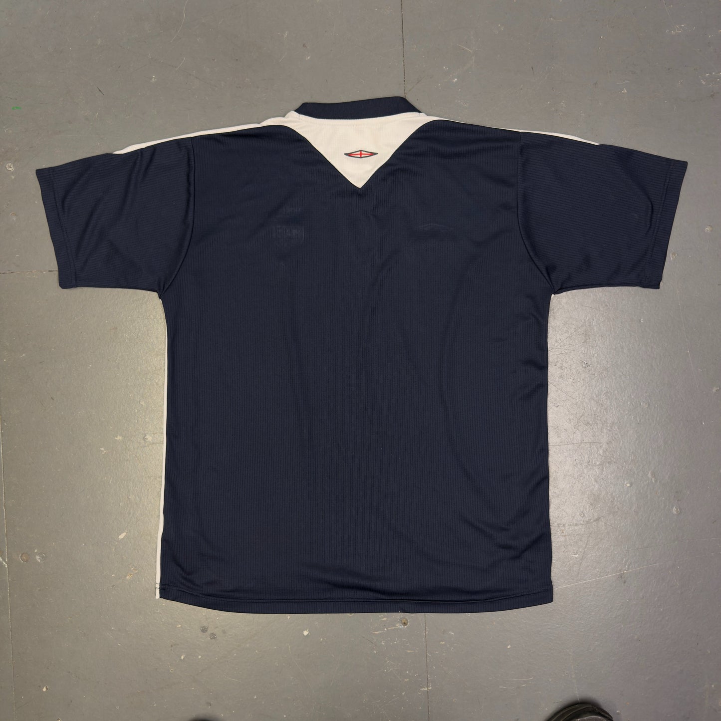 Umbro 2005/07 England Training Shirt In Navy (L) | Large, Navy