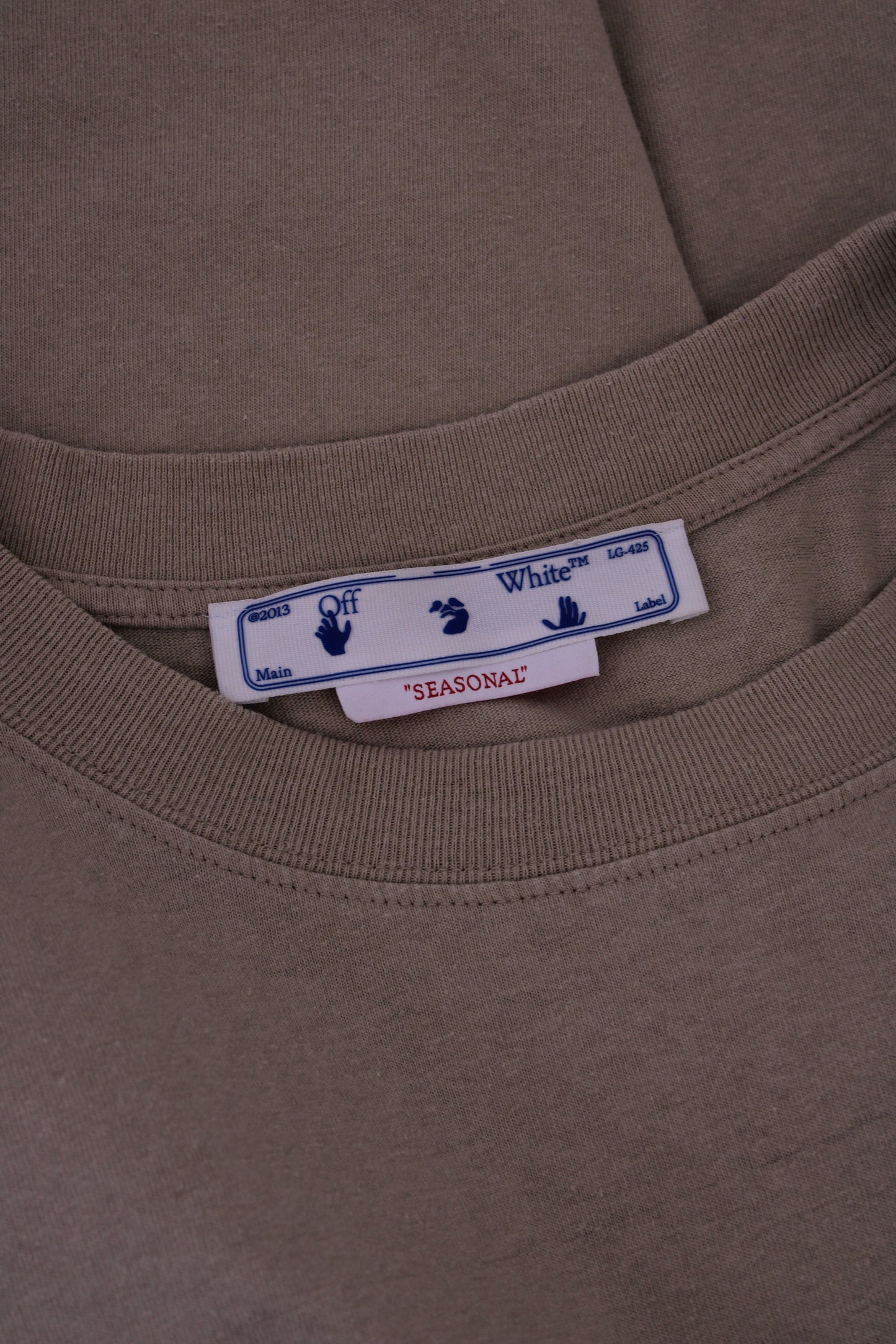 Off White T-shirt Sand M | Medium, White