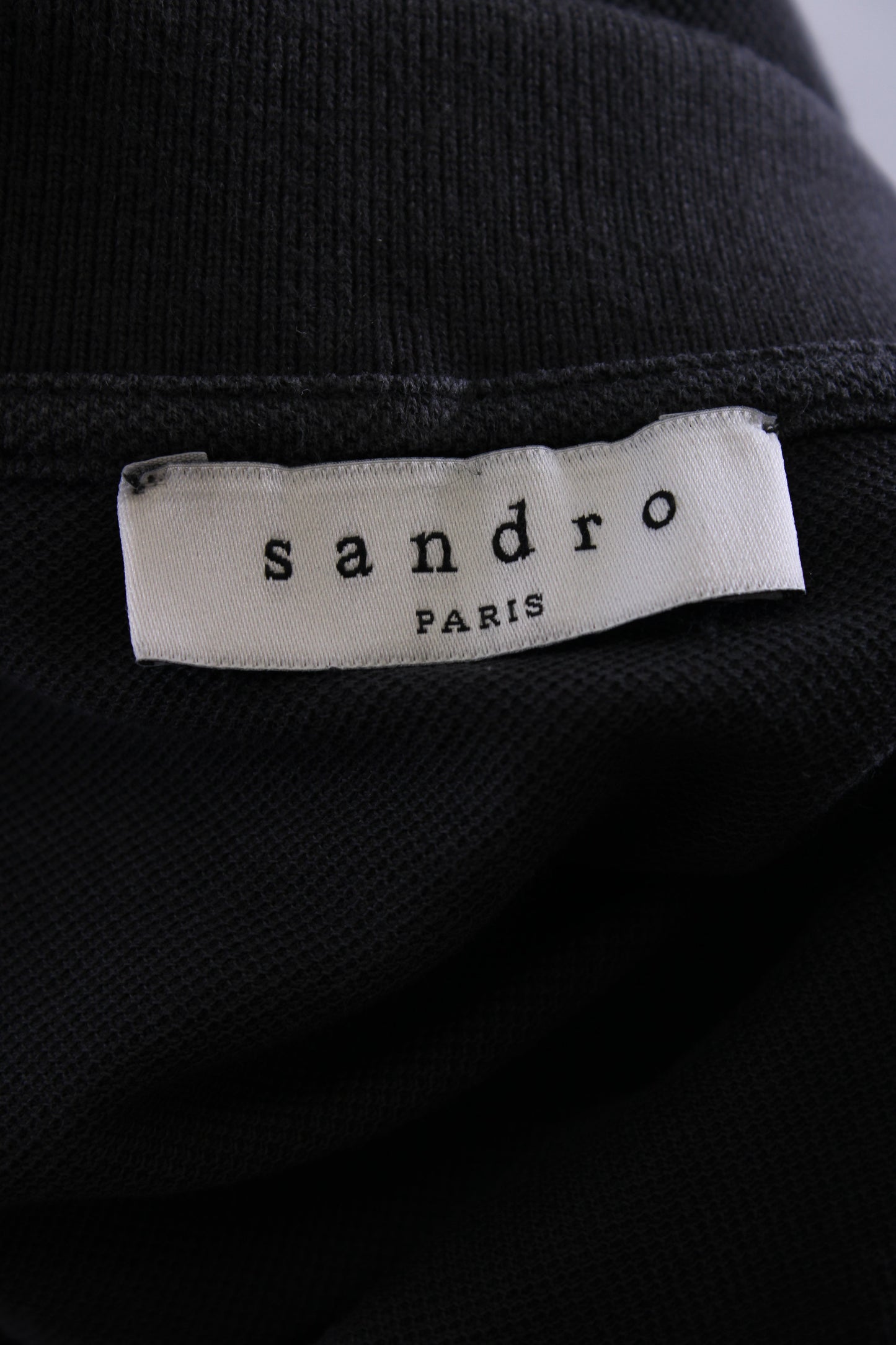 Sandro Polo Washed Grey S | Small, Grey
