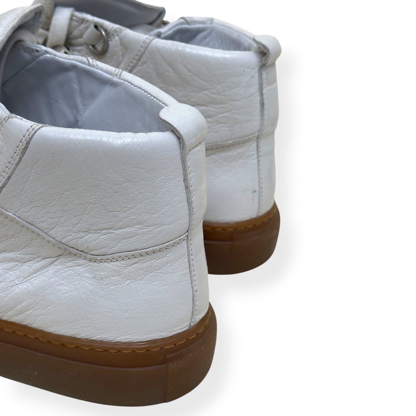 BALENCIAGA ARENA HIGH TOP SNEAKER WHITE / GUM 40 / UK6 | UK 6, White