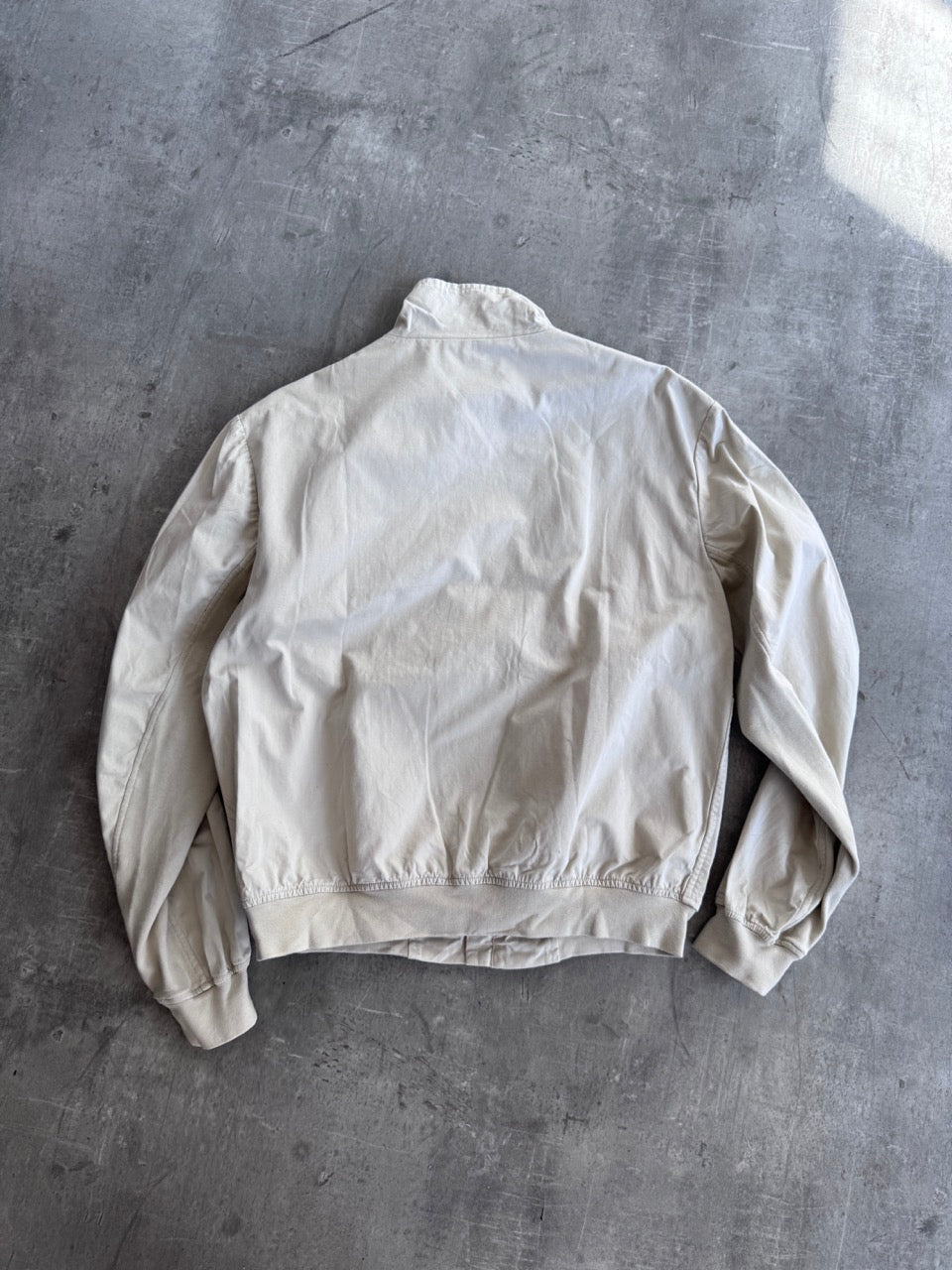 Raf Simons Asymmetrical Beige Bomber