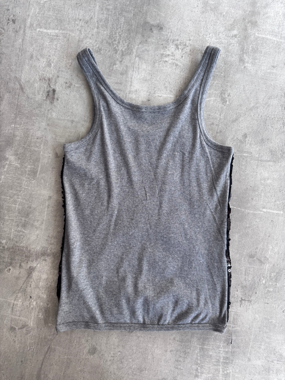 D&G Grey Sequin Tank