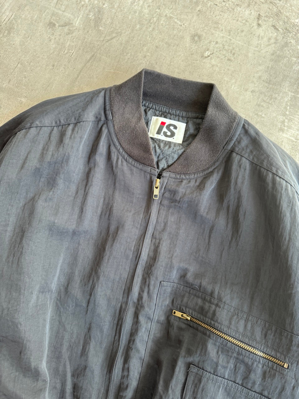 Rare 90s Issey Miyake Sport Cargo Logo Nylon Bomber