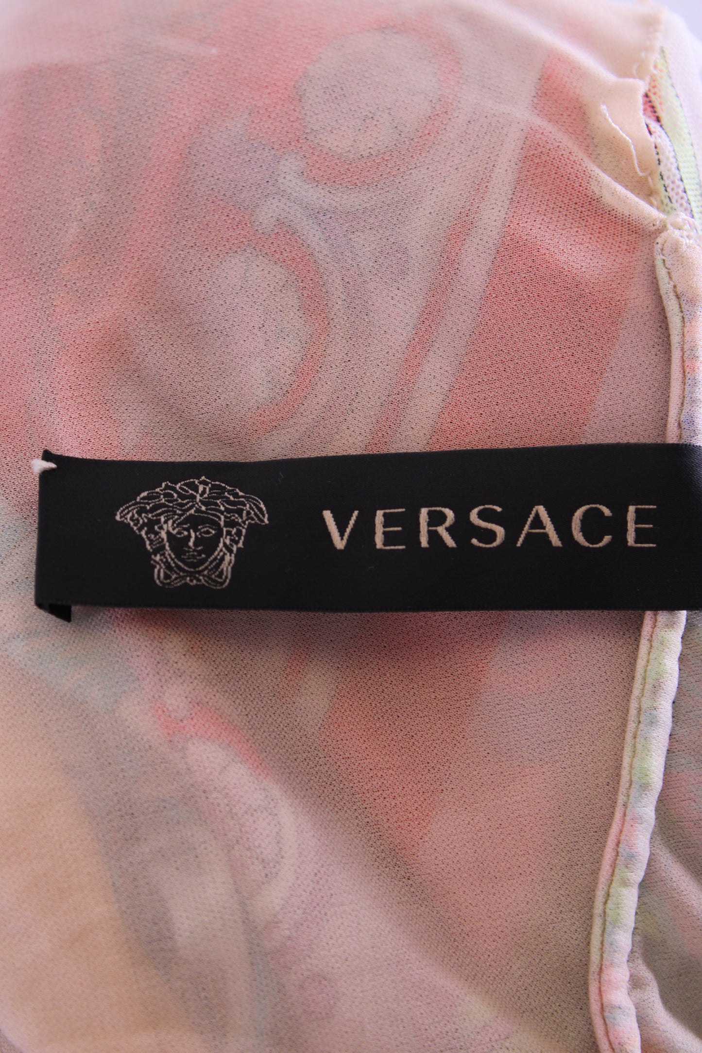 Versace Print One Shoulder Ruche Mini Dress Multi 38 | O/S, Multi