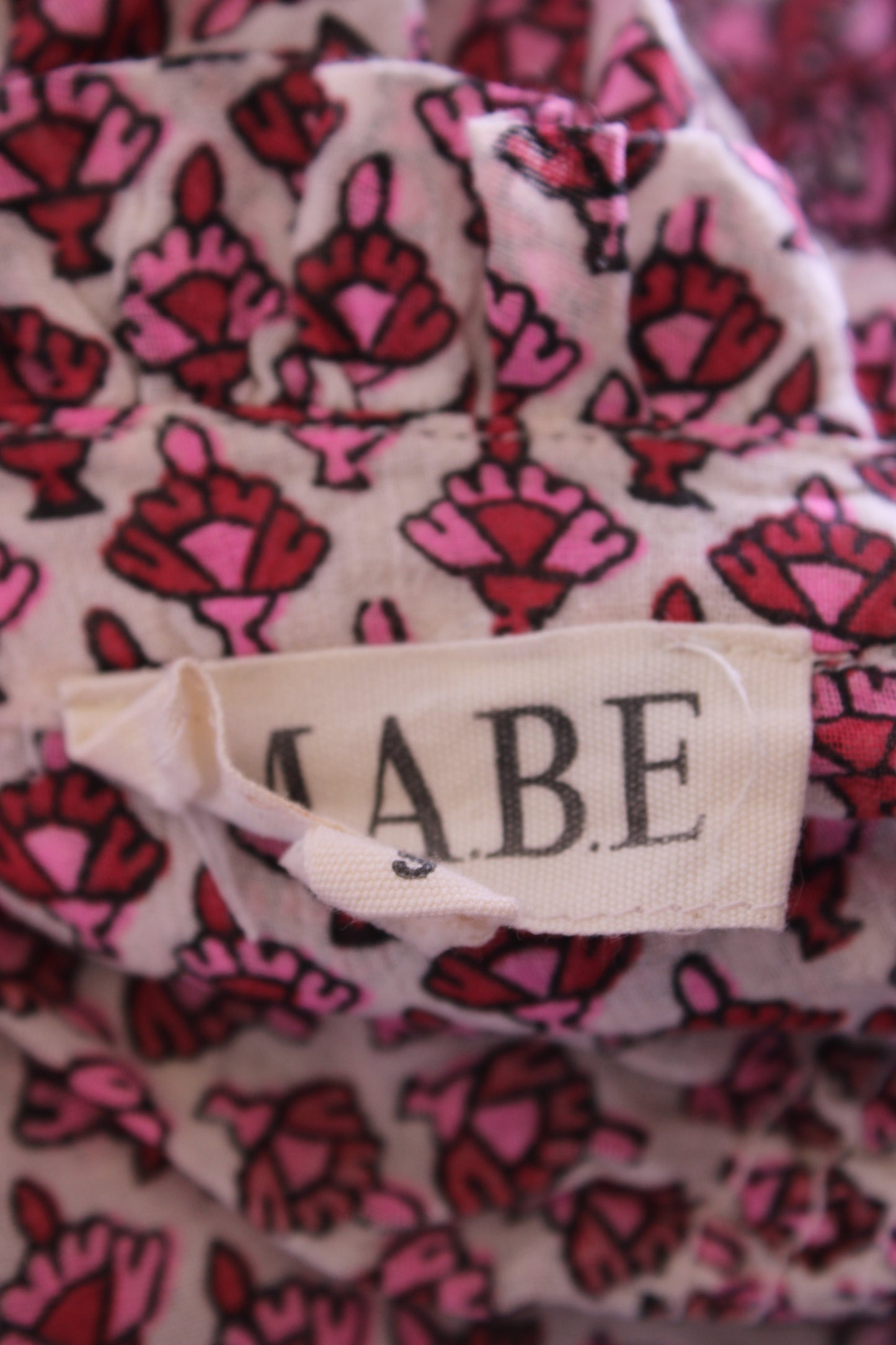 M.A.B.E Blouse/ Shorts Print Co-ord Pink/White S | Small, Pink