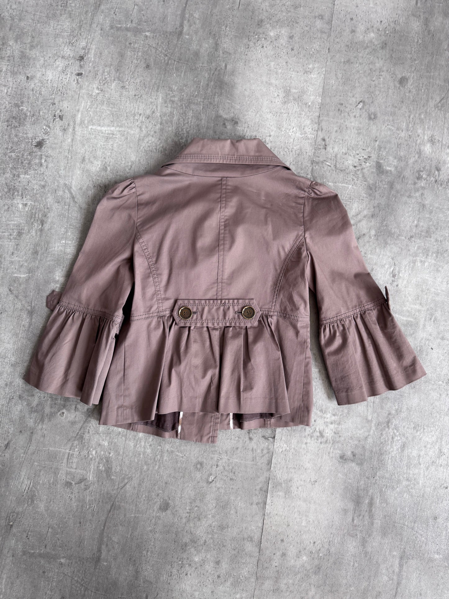 Burberry Blue Label Beige Cropped Jacket