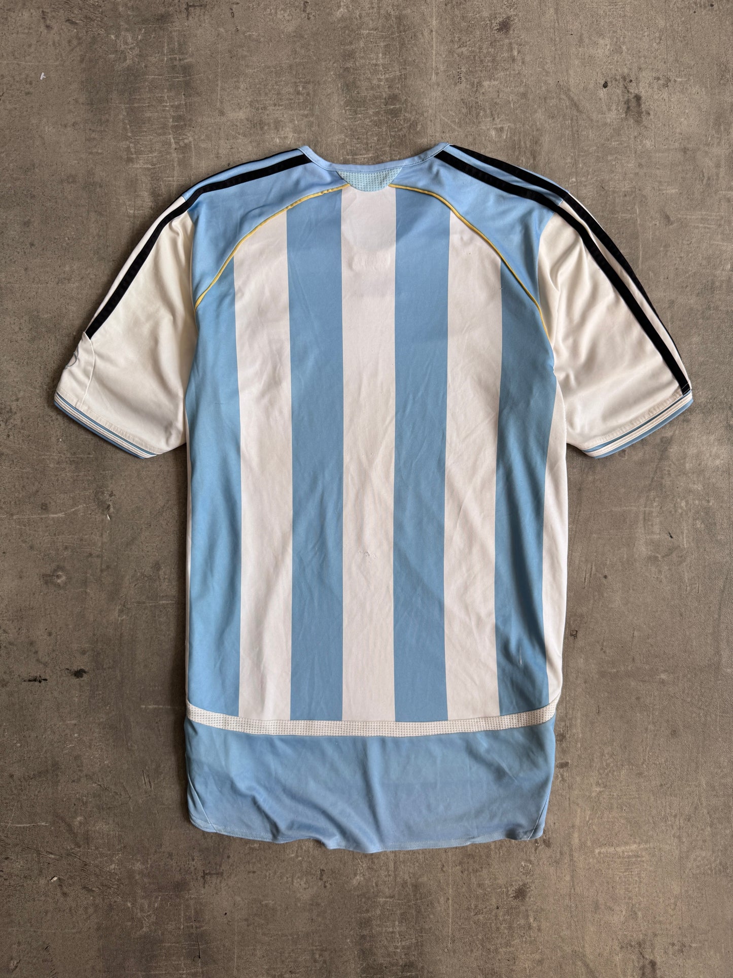 2006 Argentina x Adidas Home Football Shirt | Large, Multicoloured
