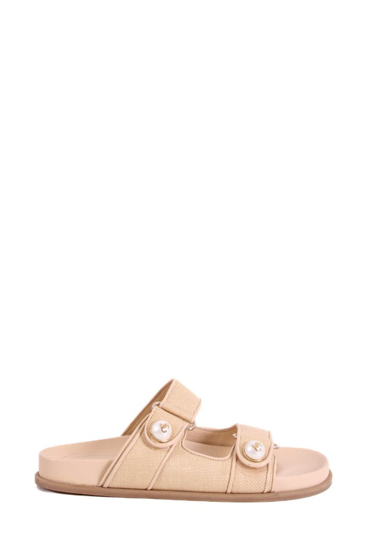 Jimmy Choo Fayence Raffia Sandal Cream 38 | DEFAULT TITLE, Cream