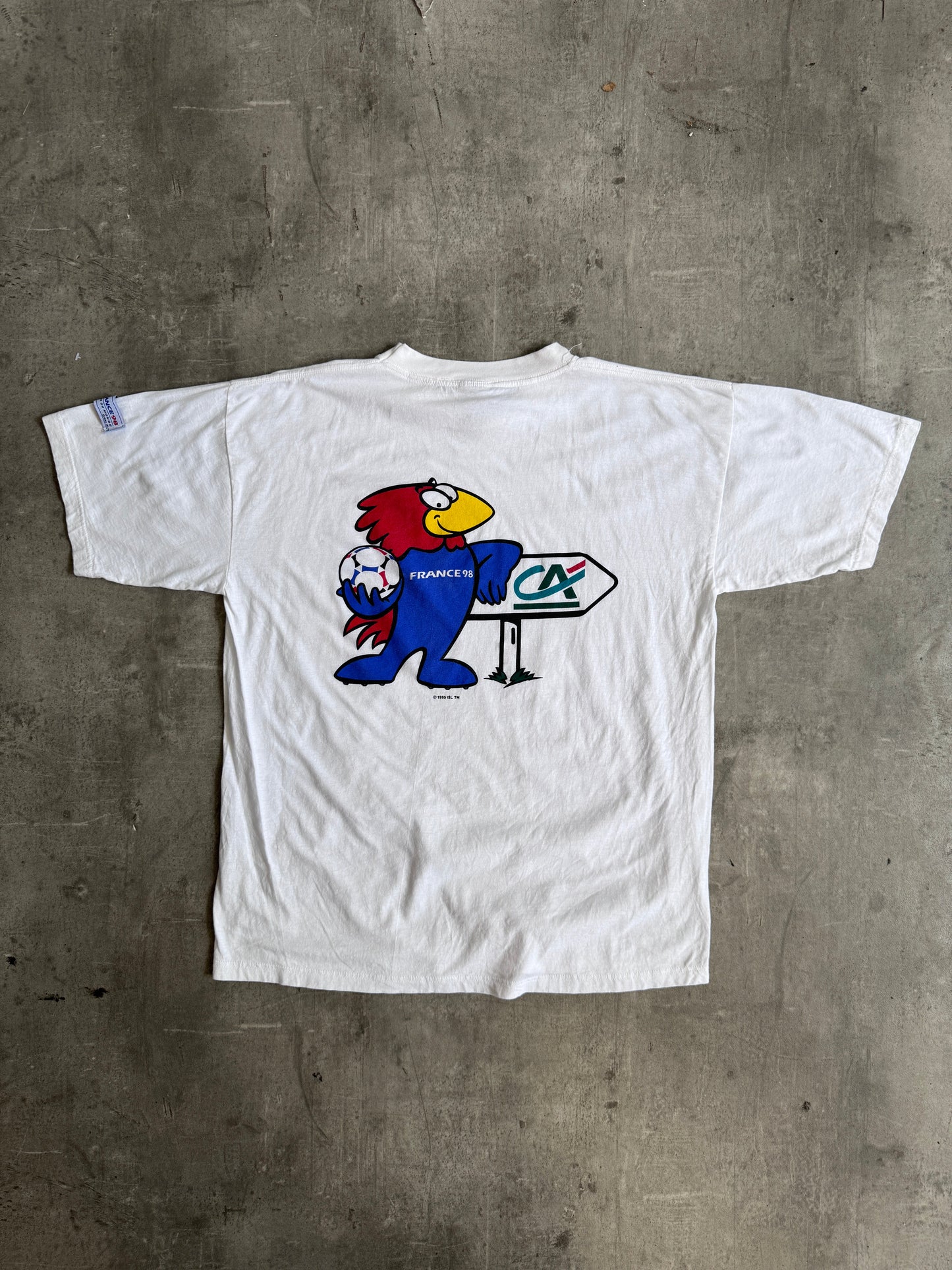 1995 France 98 World Cup Graphic Tee | Extra Large, Multicoloured