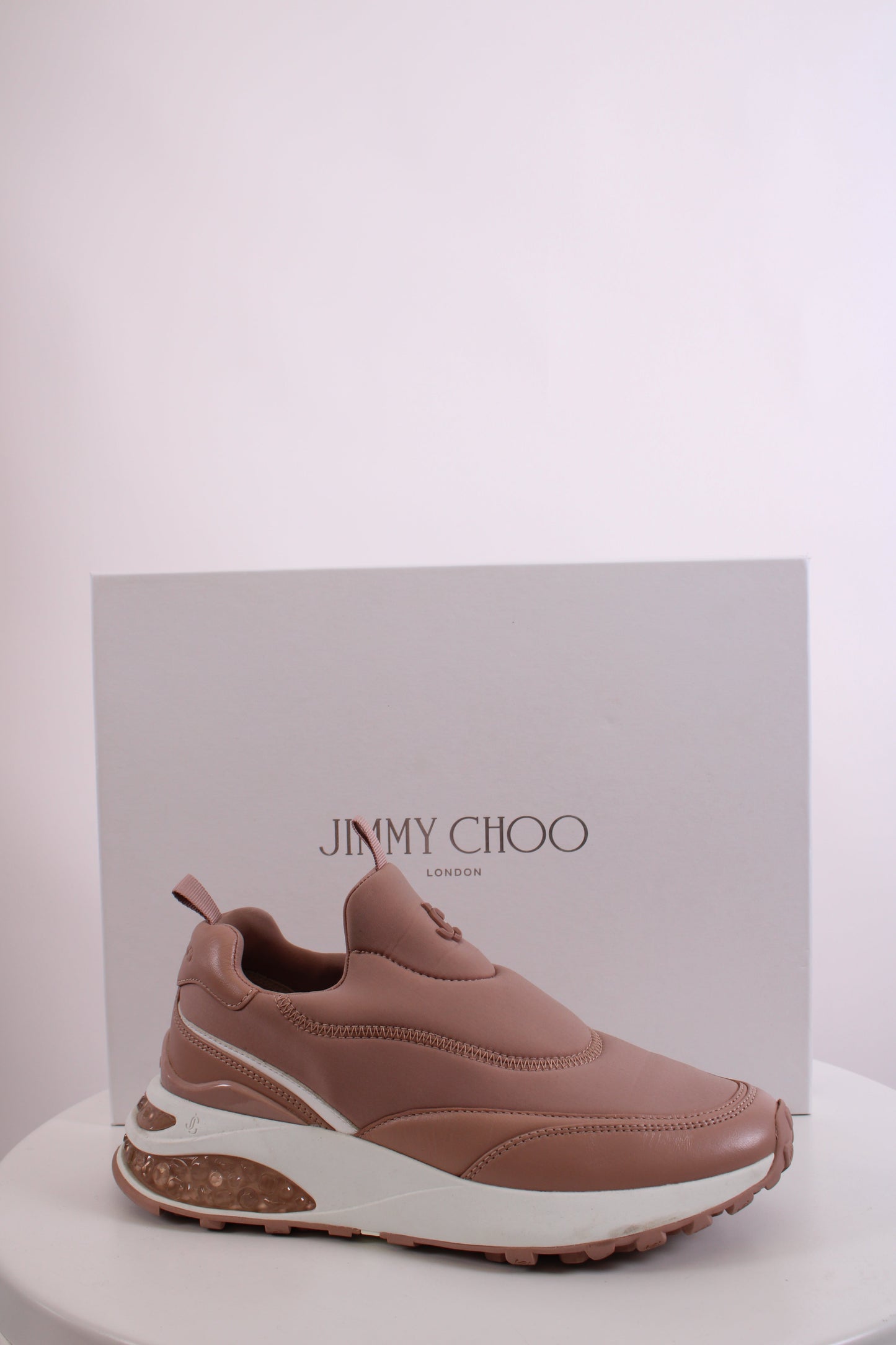 Jimmy Choo Memphis Trainers Beige 37 | O/S, Beige