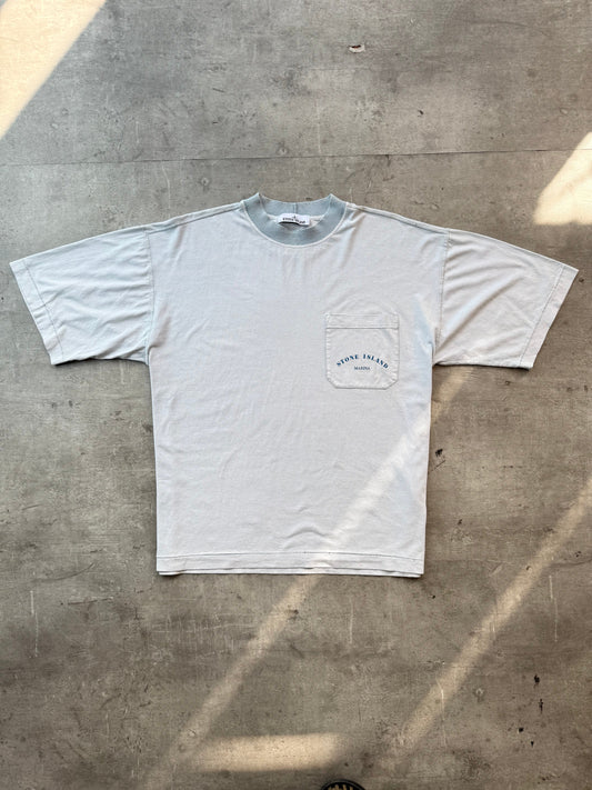 S/S 2023 Stone Island Marina Washed Pocket Tee | Extra Large, Multicoloured