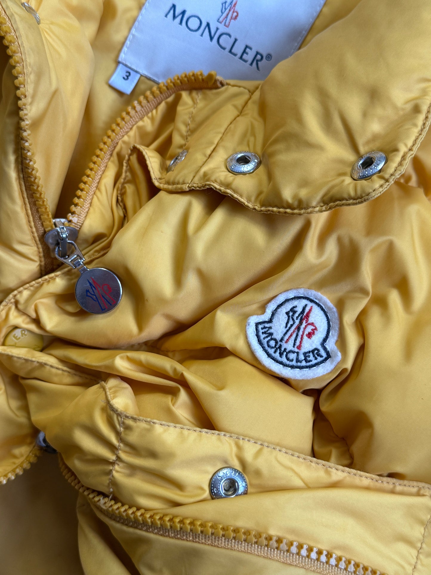 Moncler Sunshine Yellow Puffer Down Gilet