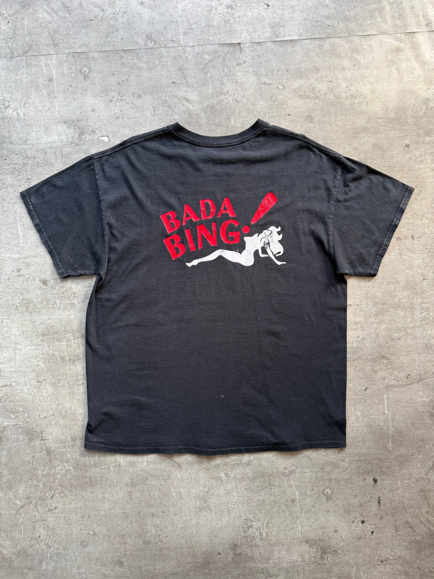 2000s The Sopranos "Bada Bing" Graphic Tee | Large, Multicoloured