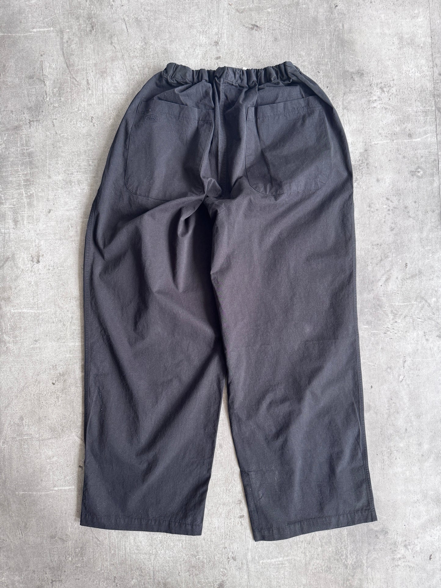 Kappy Korea Two Tuck Pleated Wide Pants - Black | O/S, Black