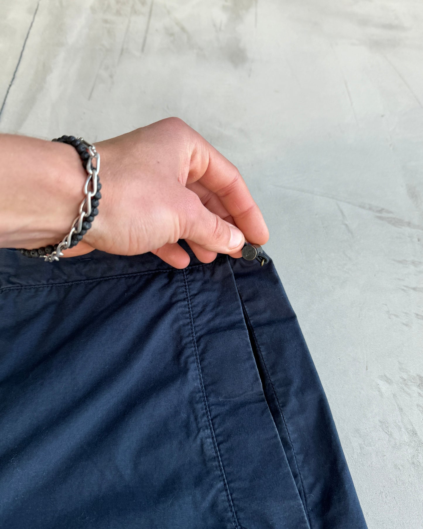 PRADA SPORT 2000'S 3/4 LENGTH OVER-KNEE LONG SHORTS - M | Medium, Blue