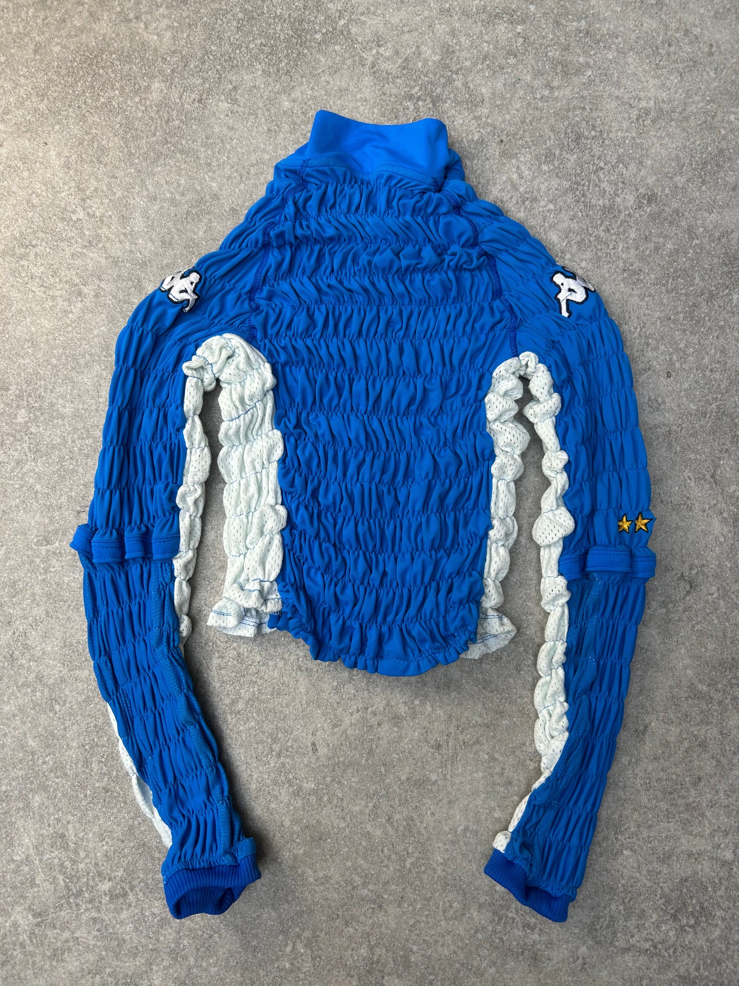 VT Rework: Italia Ruched Rework Football Top SC:5782