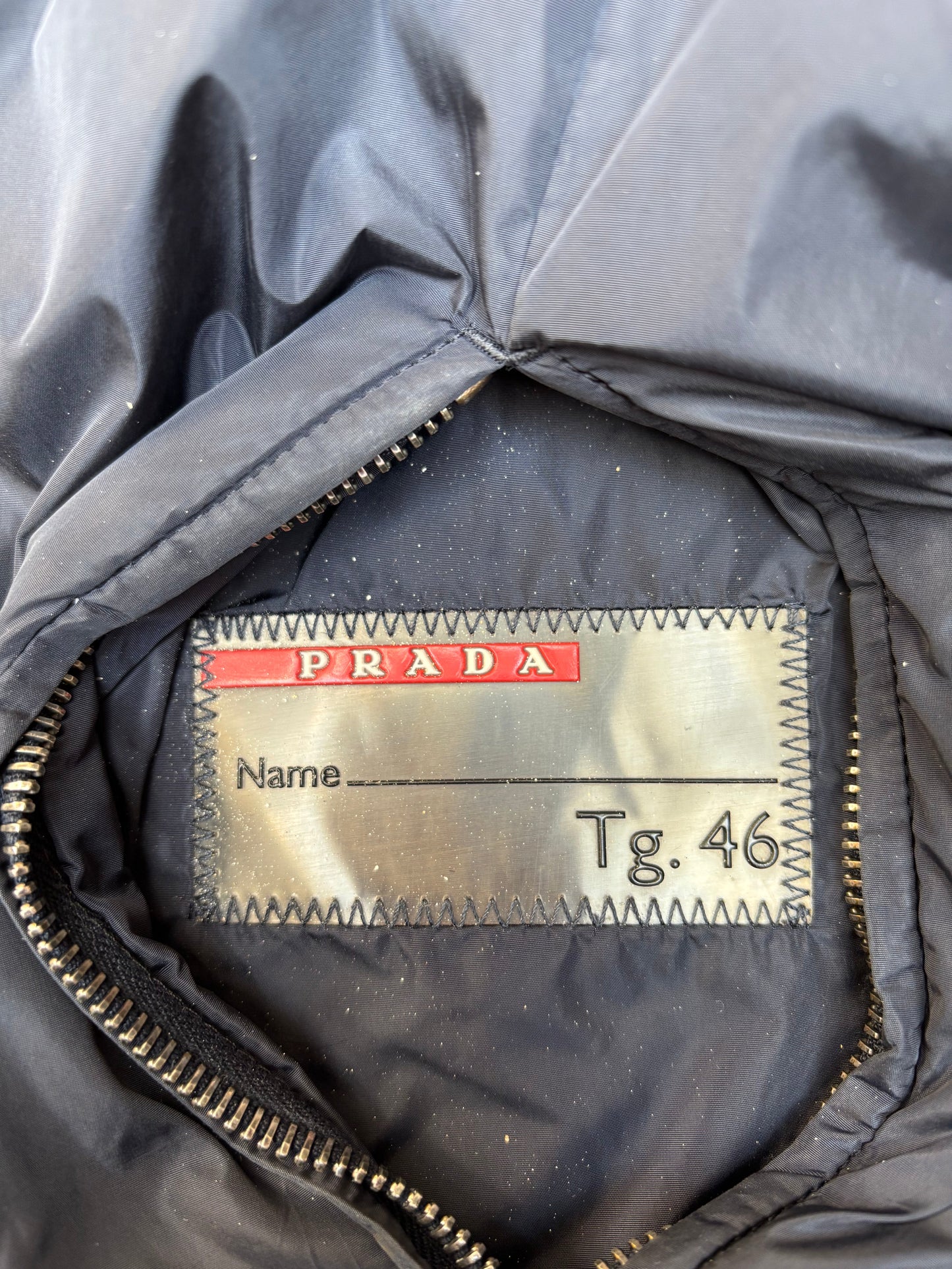 2008 Prada Reversible Blue Nylon Jacket