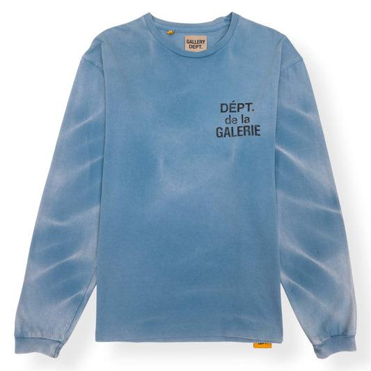 GALLERY DEPT. COTTON LONG-SLEEVE T-SHIRT BLUE L | Large, Blue