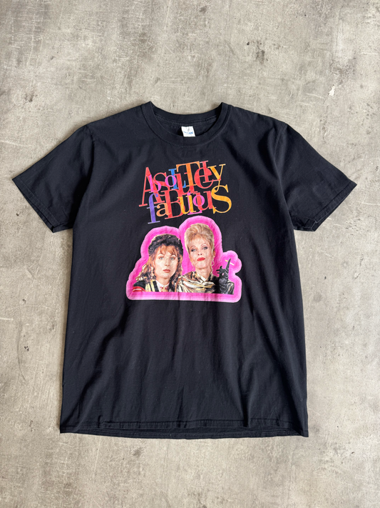1990's Absolutely Fabulous "Patsy & Edina" Graphic Tee | Large, Multicoloured