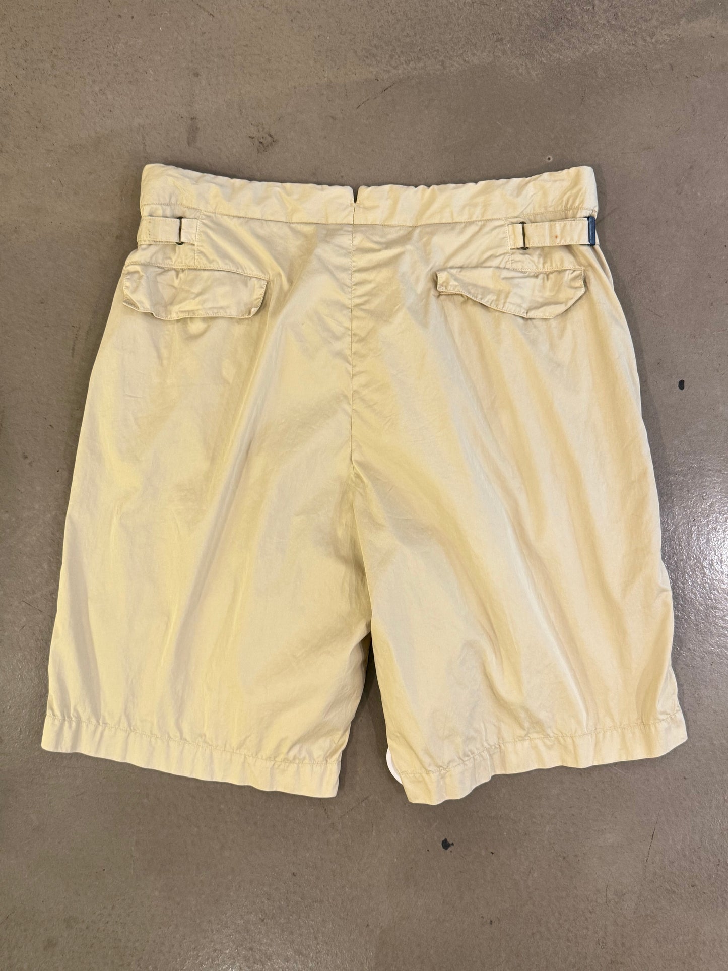S/S 2010 C.P. Company Belted Detail Beige Shorts