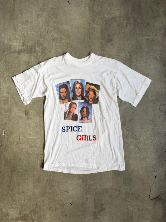 1990s Spice Girls Single Stitch Tee | O/S, White