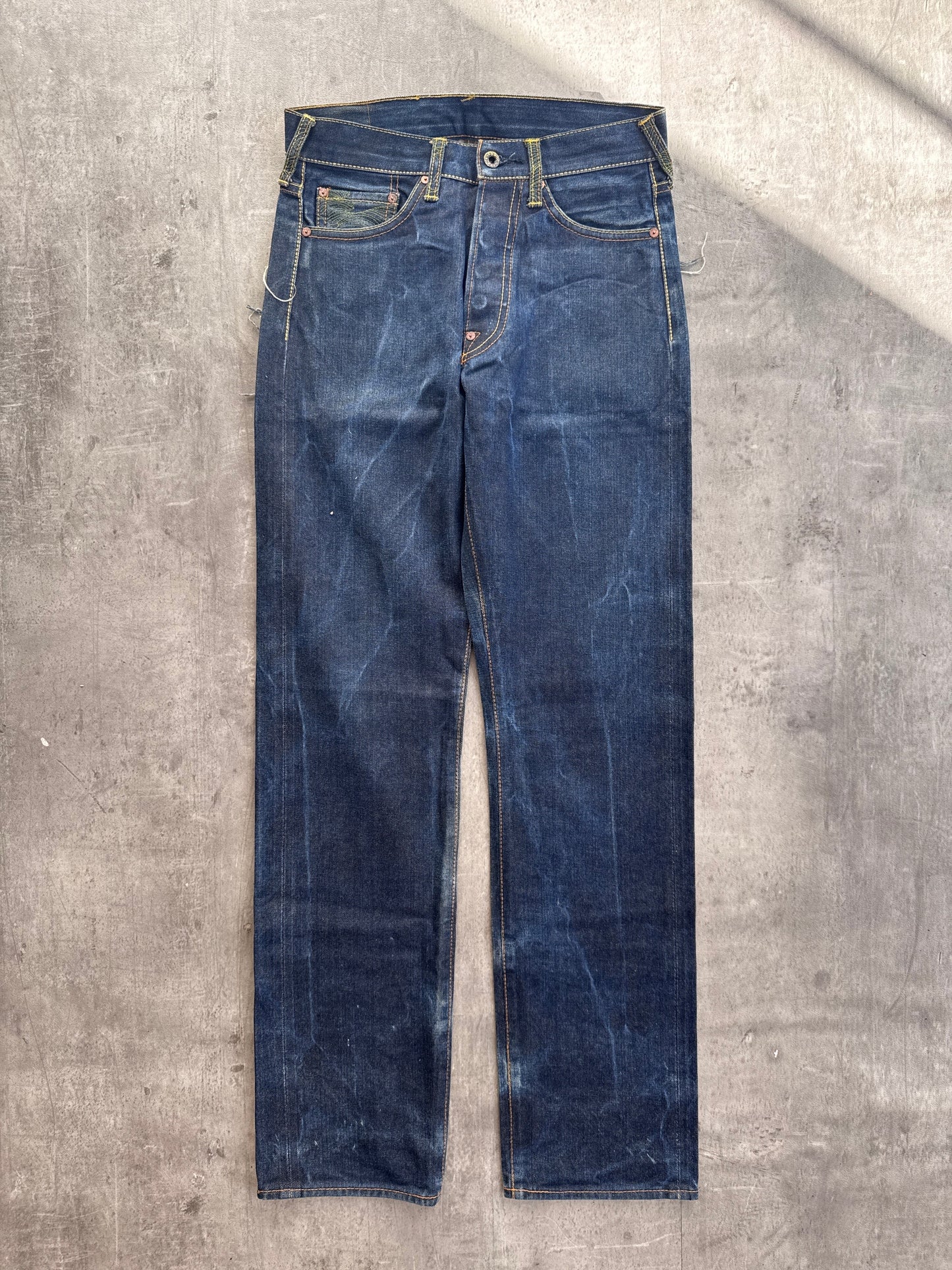 RMC Monster Embroidered Dark Wash Jeans