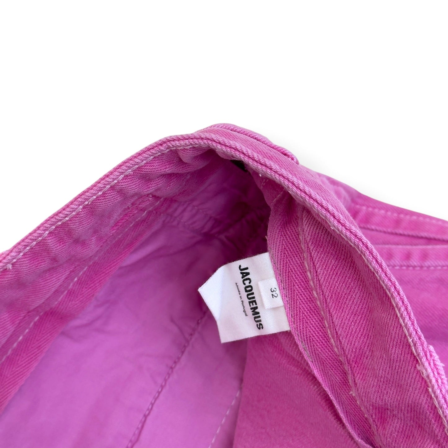 JACQUEMUS LE CARGO PAPIER TROUSERS PINK 32 / M | Medium, Pink