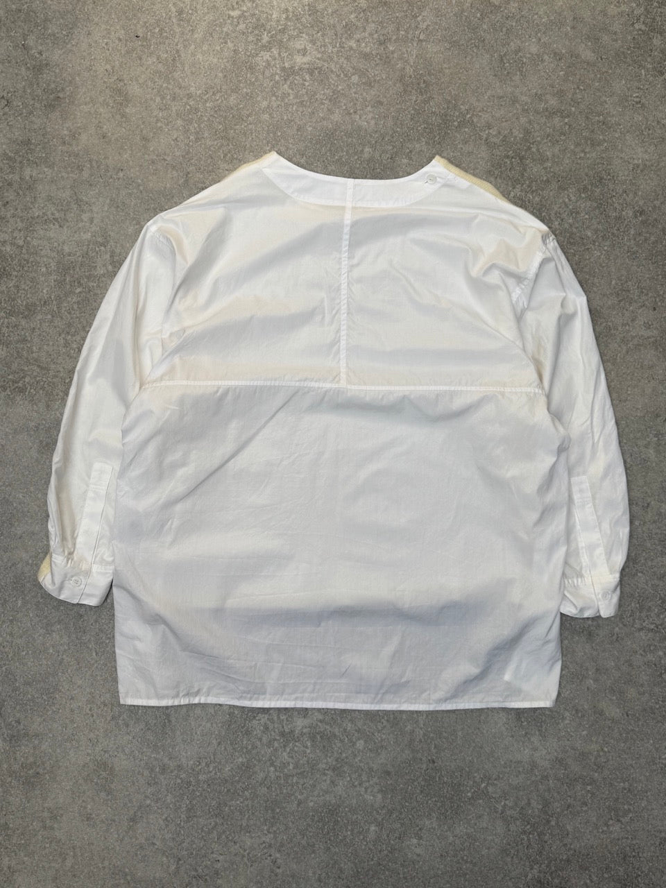 Y's by Yohji Yamamoto Knit Panelled Oversized Midi Dress