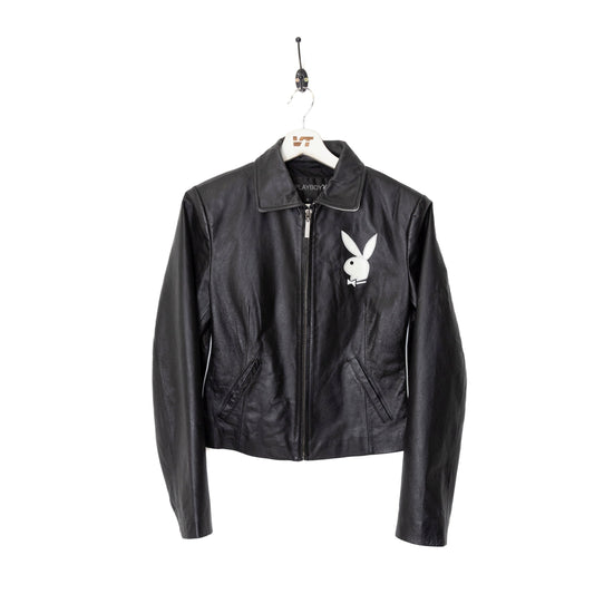 Playboy Leather Fitted Jacket