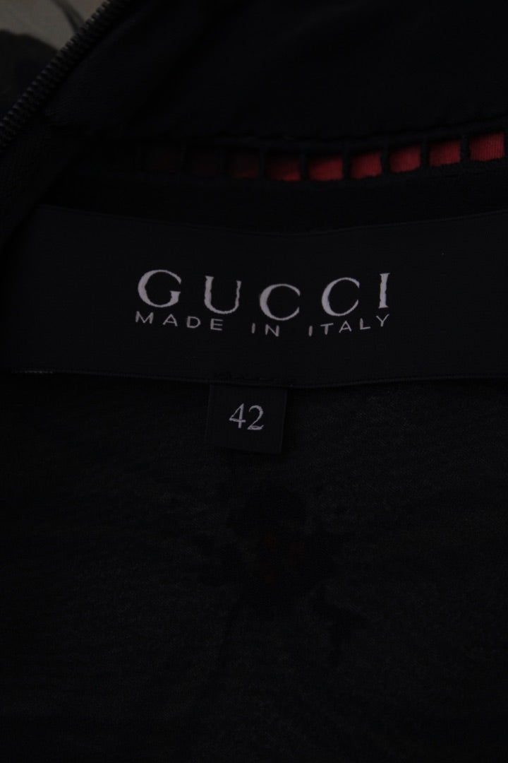 Gucci S/S Kris Knight Floral Dress Black/ Khaki 10 | Default Title, Black