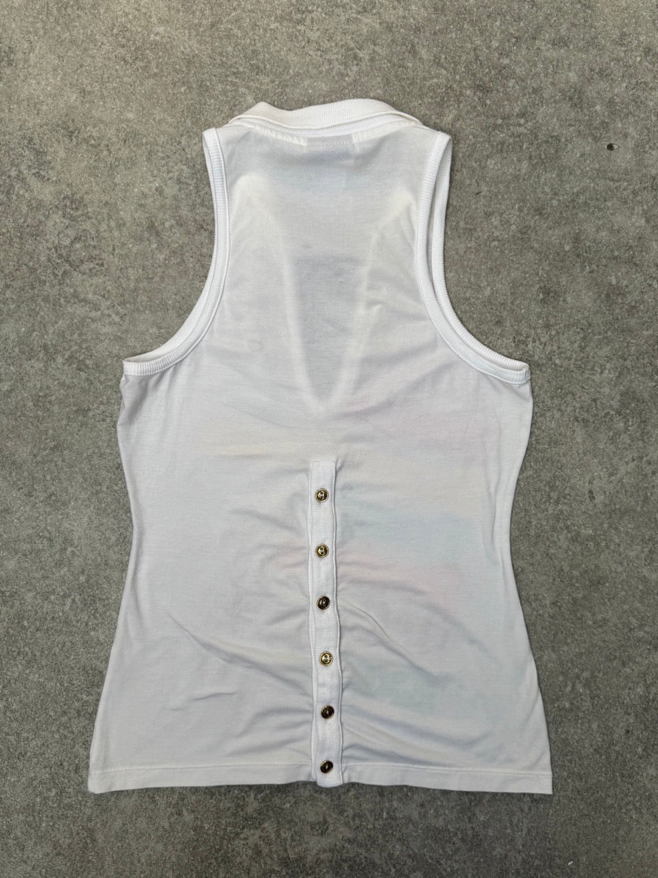 D&G Slogan Logo Spellout V-Neck Top