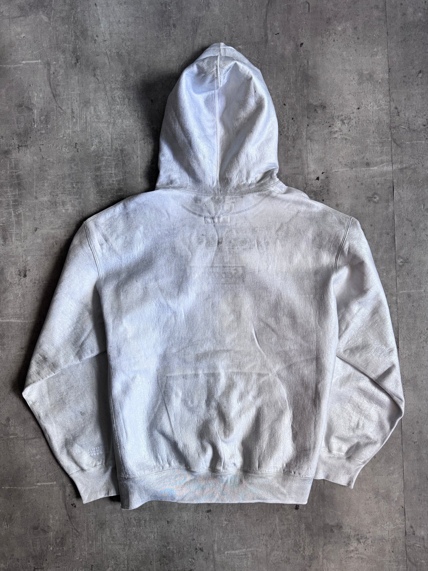 Supreme X MM6 Maison Margiela Foil Box Logo Hoodie