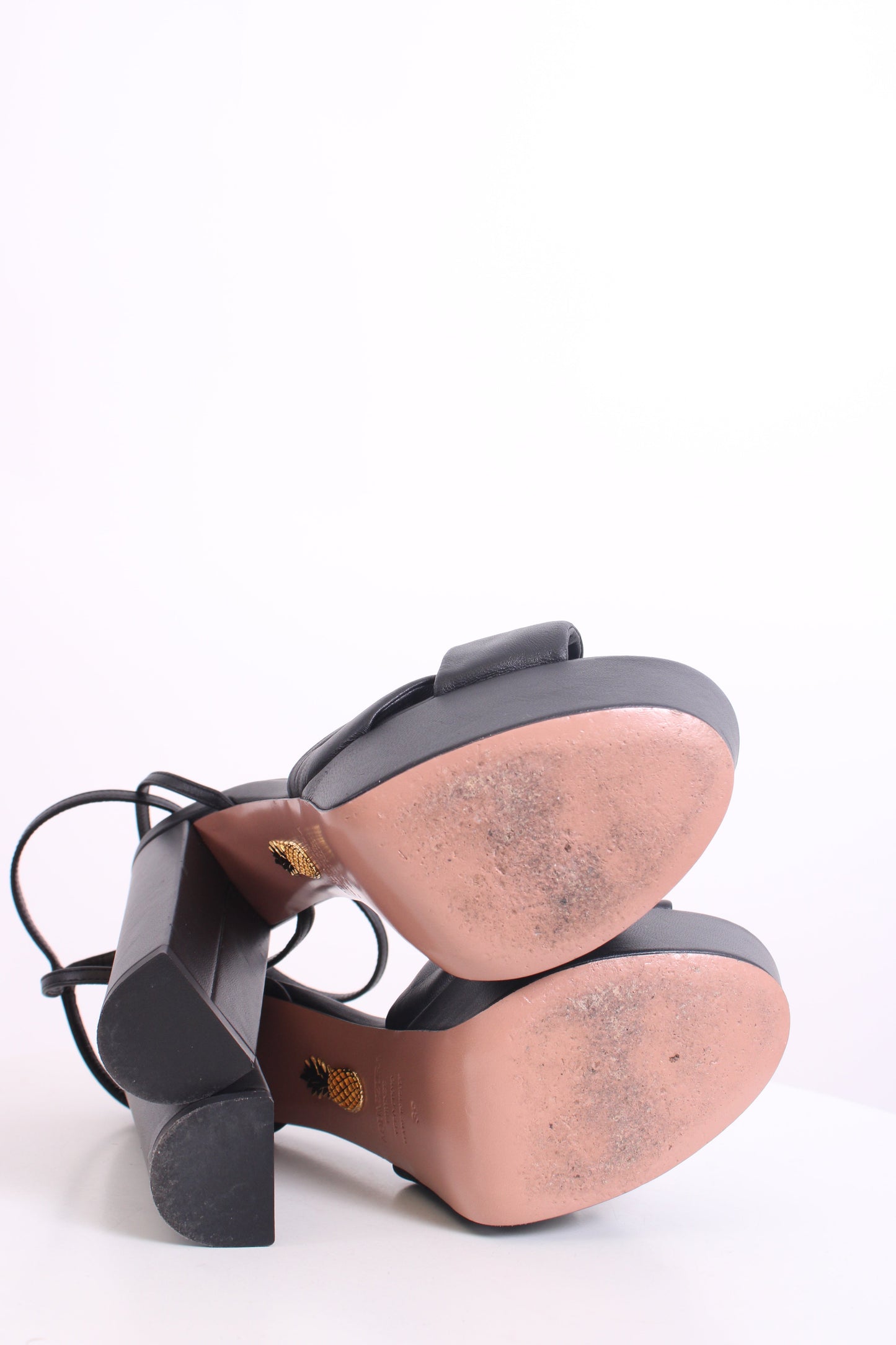 Aquazzura Twist Platfrom Heels Black 39 | O/S, Black