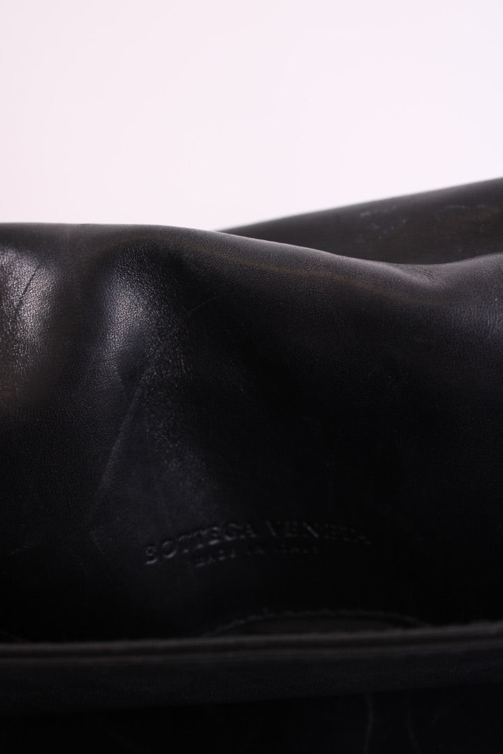 Bottega Veneta Nappa Intrecciato Briefcase Business Bag Black Leather | O/S, Black