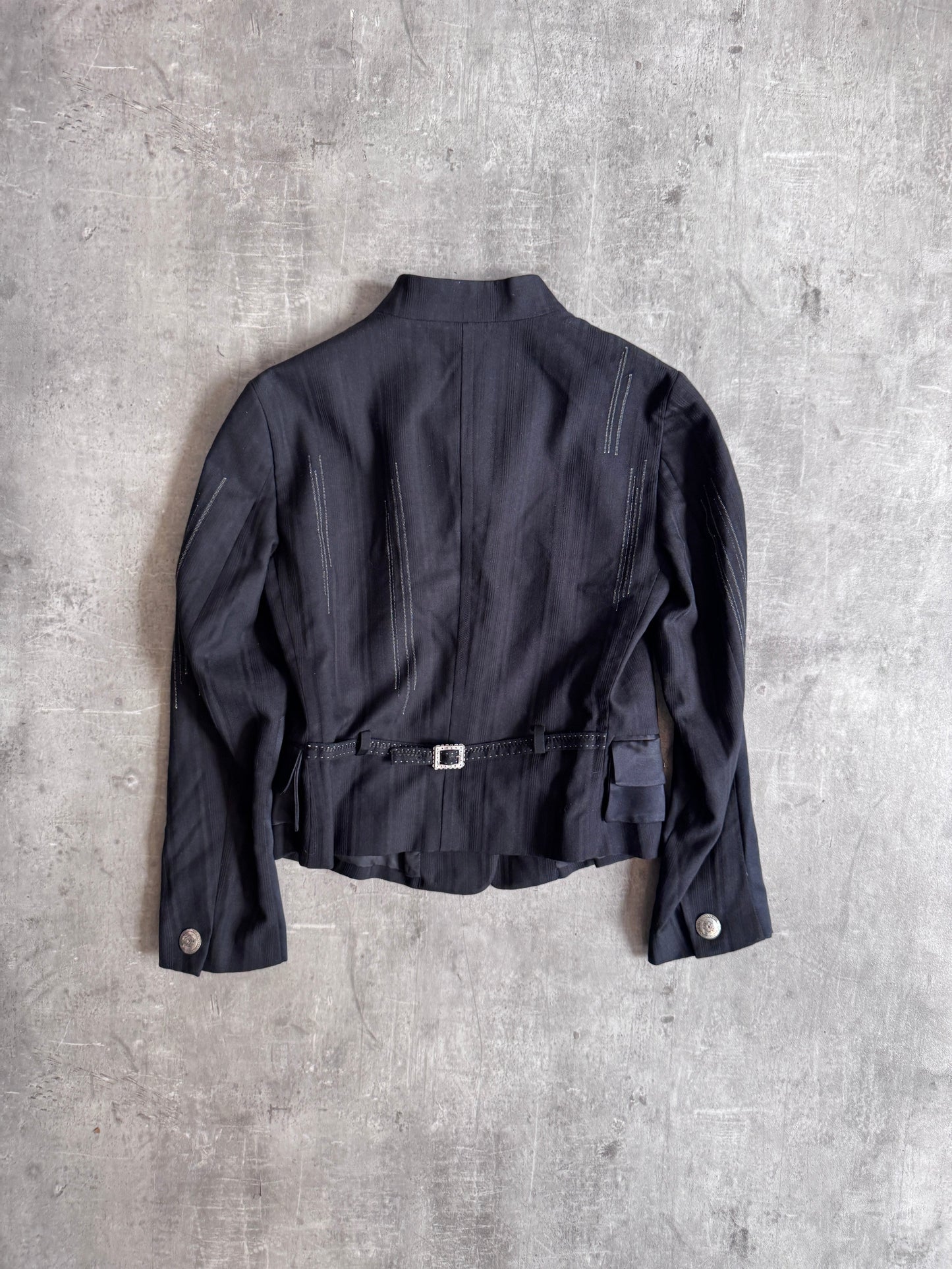 Marithé + François Girbaud Black Hybrid Blazer Jacket