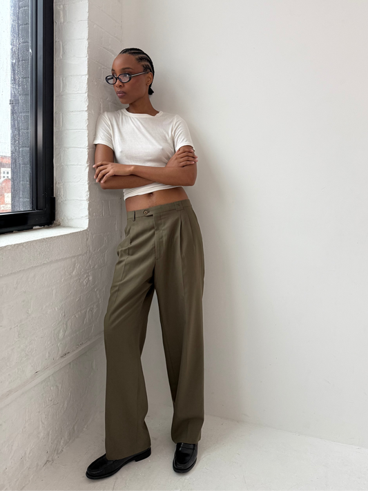 Burberry Trousers | Default Title, Khaki