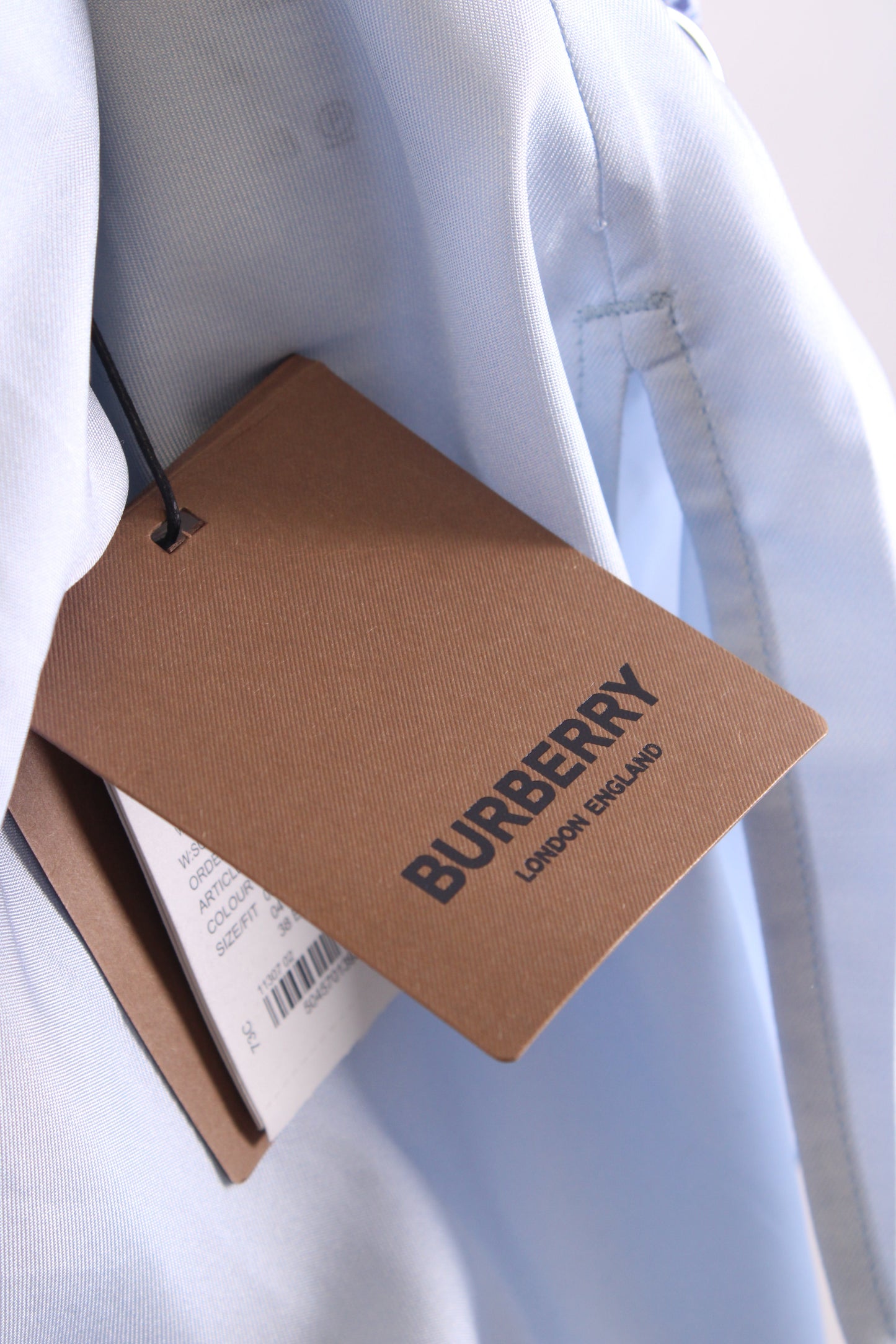 Burberry Monument Printed Satin Shirt Dress Blue 8 | O/S, Blue