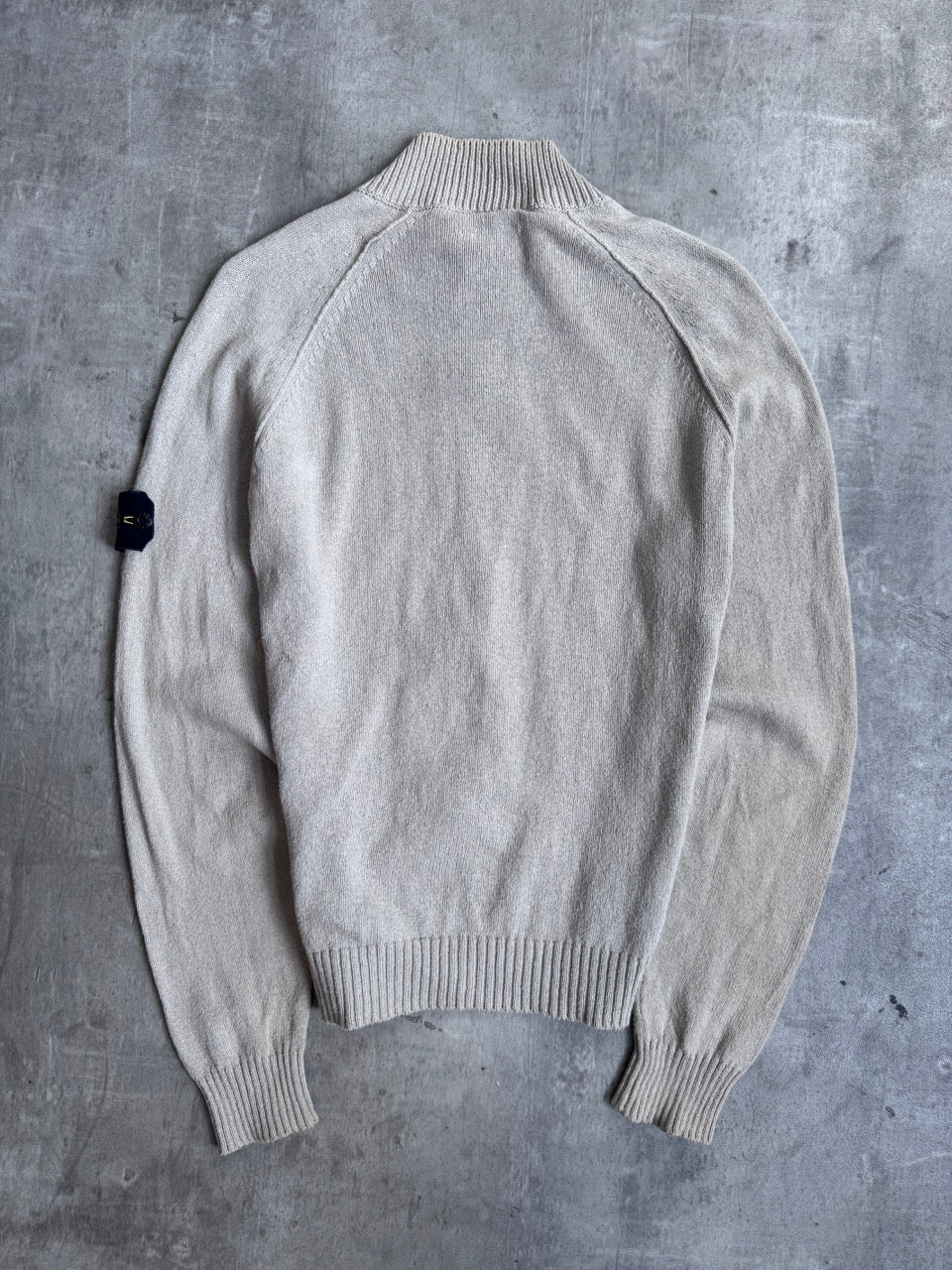 Stone Island Re-issue Beige Knit Jumper
