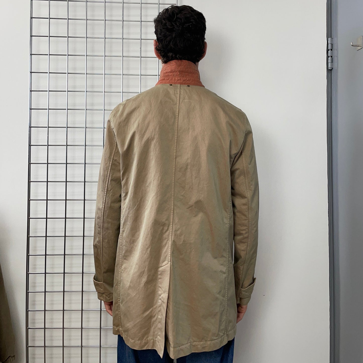 C.P. Company Beige & Orange Car Coat | Large, Beige
