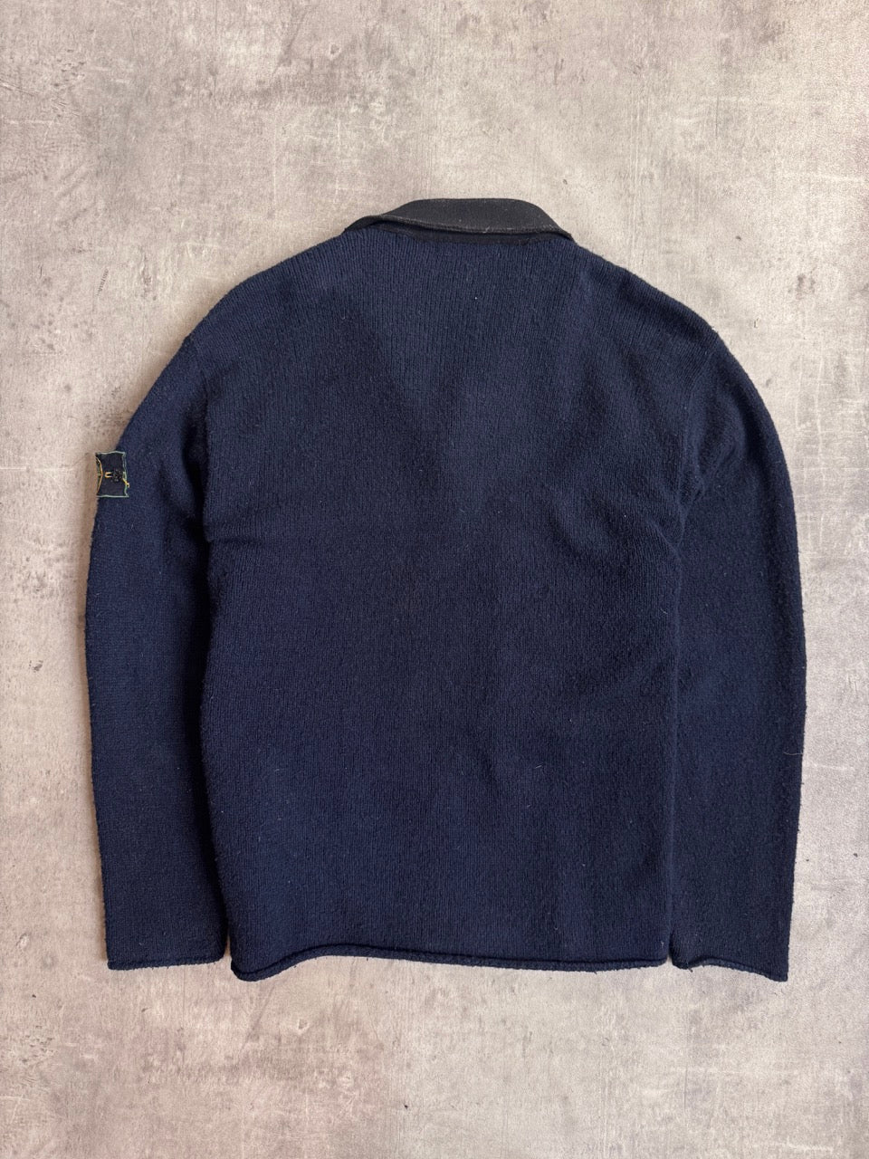 Stone Island A/W 1984 Knit Black/Navy Work Jacket