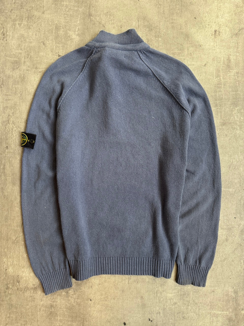 Stone Island Re-issue Washed Blue Knit Jumper