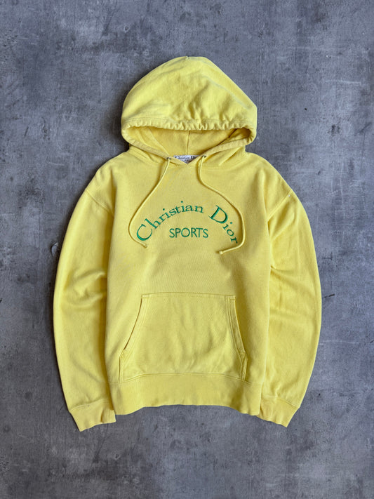 Christian Dior Sports Embroidered Drawcord Hooded Sweatshirt | Small, Multicoloured
